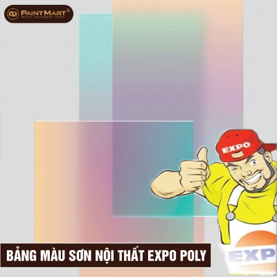 Bảng màu sơn nước nội thất Expo Poly