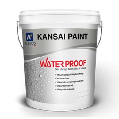 Sơn chống thấm ngoại thất Kansai Water Proof - 4kg
