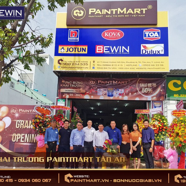 SỰ KIỆN KHAI TRƯƠNG NHƯỢNG QUYỀN: PAINTMART TÂN AN