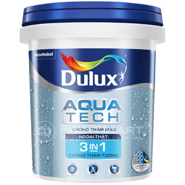 [ COMBO 4 THÙNG 20KG ] Chất chống thấm màu DULUX AQUATECH 3IN1 V189 - 20kg