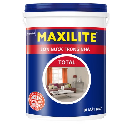 Sơn nước trong nhà MAXILITE TOTAL 30C Bề mặt Mờ - 5L