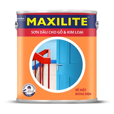 Sơn dầu cho bề mặt gỗ và kim loại Maxilite - 0.8L