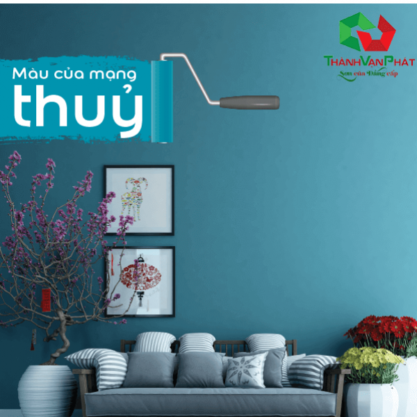 Bí quyết chọn màu sơn nước (sơn nhà) đẹp theo phong thủy - Mệnh Thủy