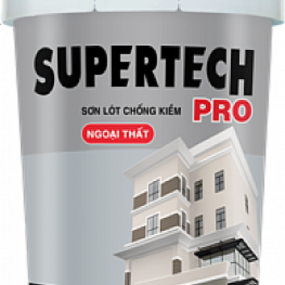 Sơn lót chống kiềm ngoại thất Supertech Pro lon 5L