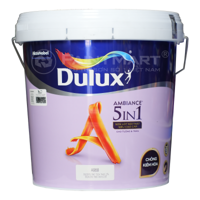 Sơn lót nội thất siêu cao cấp DULUX AMBIANCE 5IN1 - A968 thùng 15L