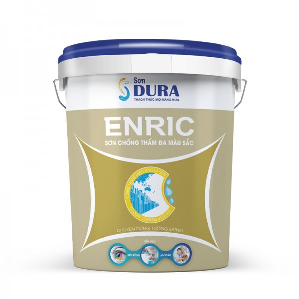 Sơn chống thấm Dura Enric đa sắc màu