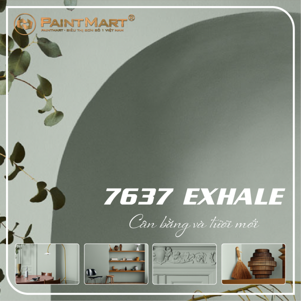Tinh tế nhẹ nhàng đến từ cảm hứng 7637 Exhale của Jotun