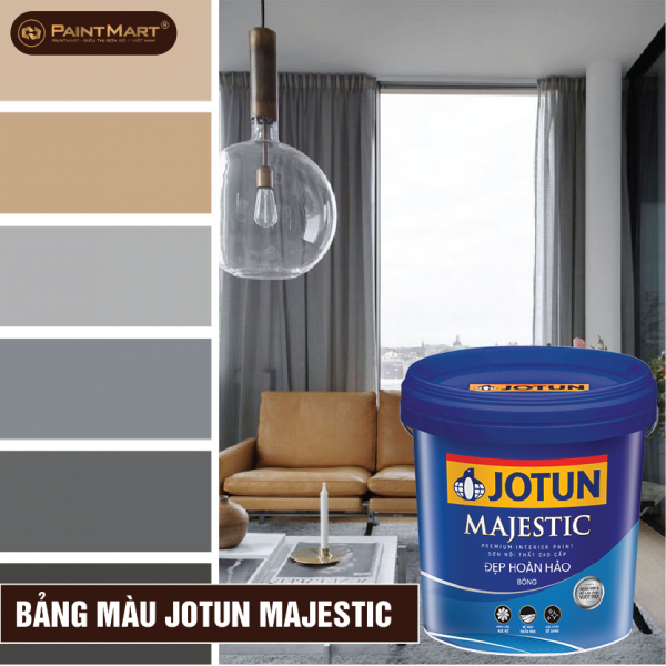 Bảng màu sơn nội thất Majestic- PaintMart