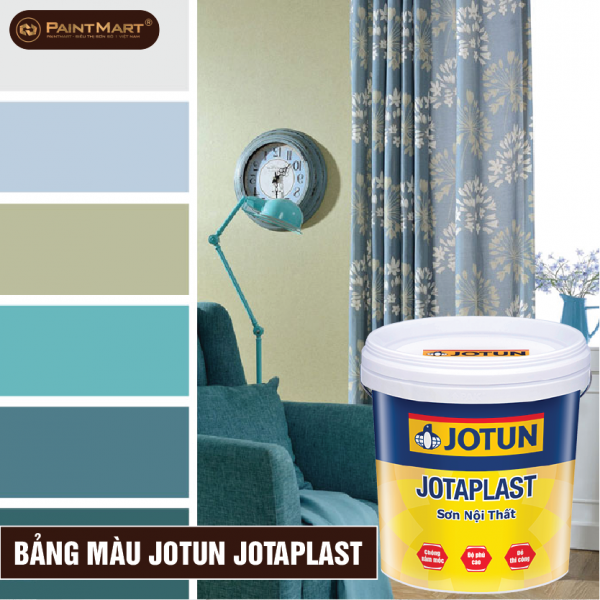 Bảng màu sơn nội thất Jotun Jotaplast