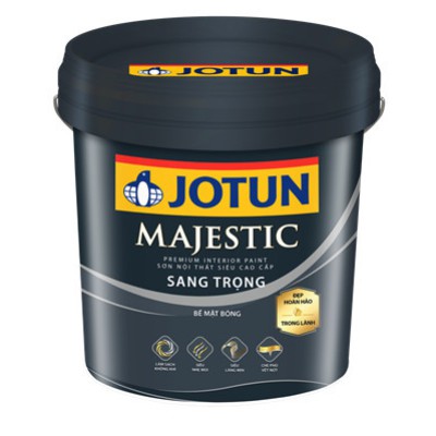 Sơn nước nội thất Jotun Majestic sang trọng bóng lon 5L