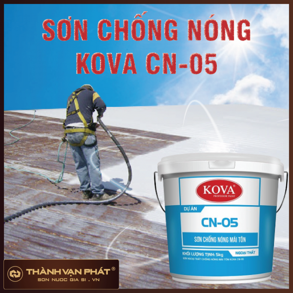 Đặc tính sơn chống nóng Kova CN-05