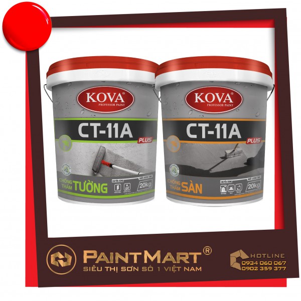 THÔNG BÁO THAY ĐỔI THIẾT KẾ BAO BÌ SẢN PHẨM CHẤT CHỐNG THẤM KOVA CT-11A PLUS