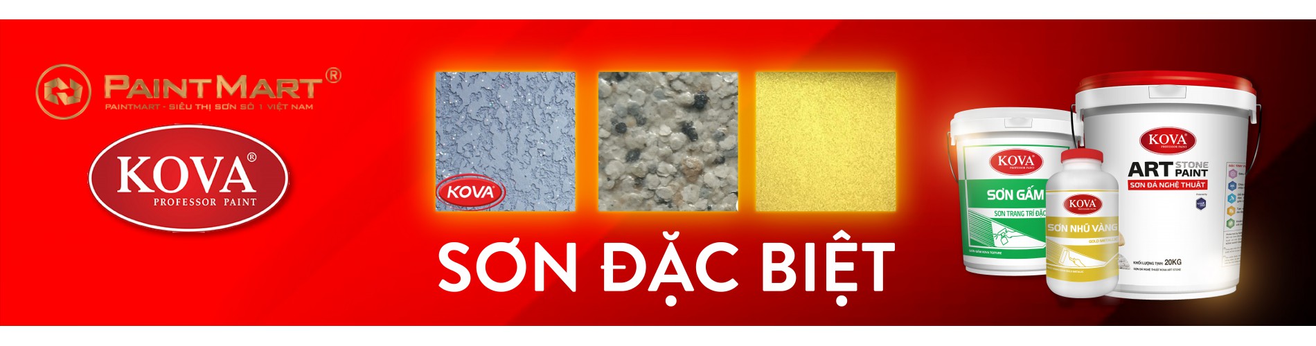 Sơn Đặc biệt (Giả Đá, vân đá,sơn nhũ)