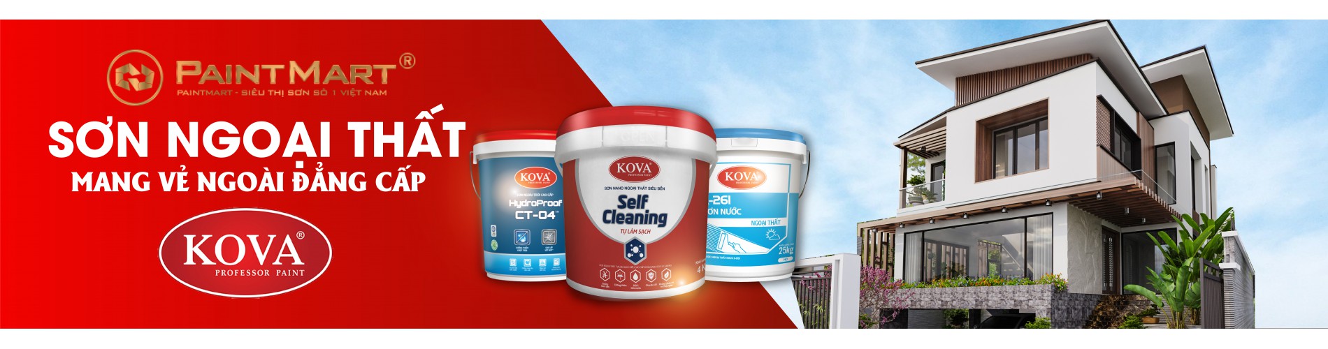 Sơn nước ngoại thất KOVA