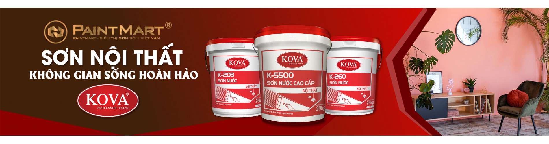 Sơn nước nội thất KOVA