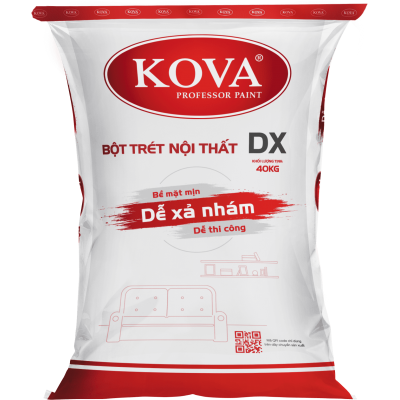 Bột trét tường nội thất Kova DX bao 40 kg