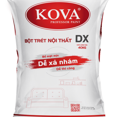 Bột trét tường nội thất Kova DX bao 40 kg