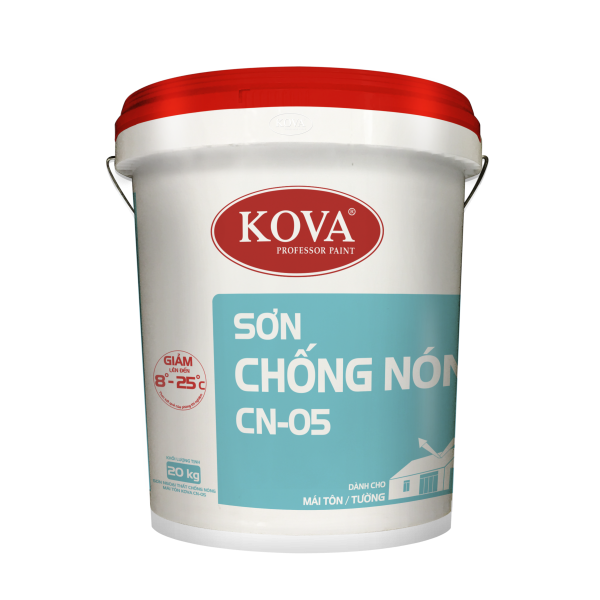 Sơn ngoại thất chống nóng mái tôn KOVA CN-05 thùng 20Kg