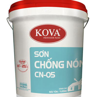 Sơn ngoại thất chống nóng mái tôn KOVA CN-05 thùng 20Kg