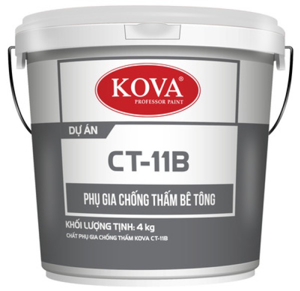 Chất phụ gia chống thấm KOVA CT-11B thùng 4Kg