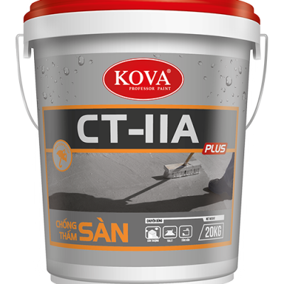 Sơn chống thấm pha xi măng KOVA CT 11A  (Sàn) thùng 4Kg