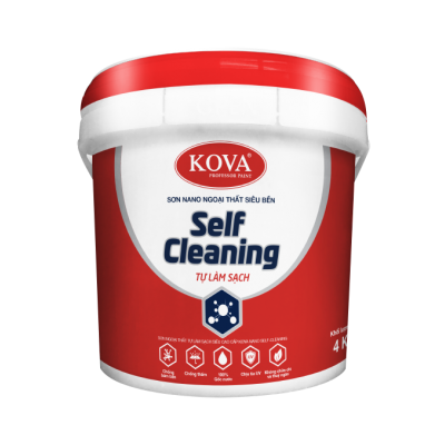 Sơn ngoại thất tự làm sạch Kova Nano Self-Cleaning bóng lon 3,5L