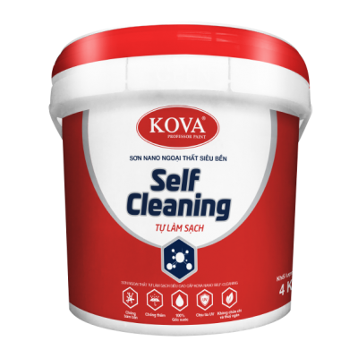 Sơn ngoại thất tự làm sạch Kova Nano Self-Cleaning bóng lon 3,5L