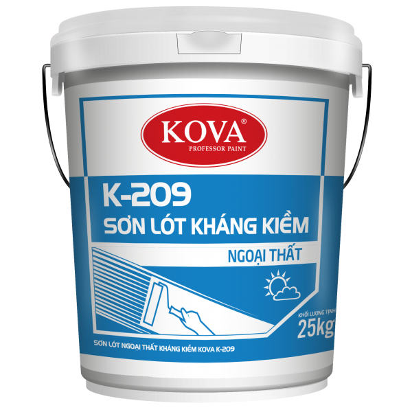Sơn lót chống kiềm ngoại thất Kova K-209 THÙNG 5KG