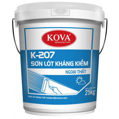 Sơn lót chống kiềm ngoại thất Kova K-207 thùng 25KG