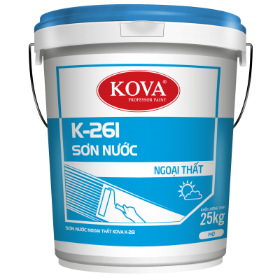 Sơn ngoại thất không bóng Kova K261 THÙNG 25KG