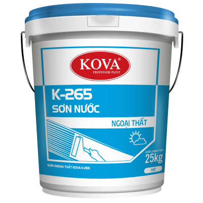 Sơn nước ngoài trời  không bóng Kova K265 THÙNG 25KG