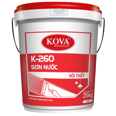 Sơn nước nội thất không bóng KOVA K-260 THÙNG 5KG