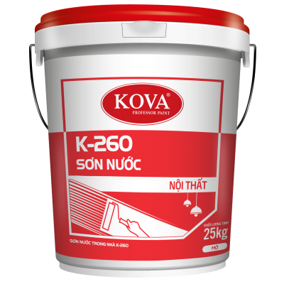 Sơn nước nội thất không bóng KOVA K-260 THÙNG 25KG
