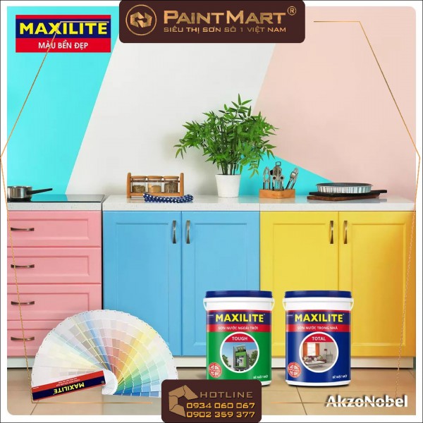Sơn Maxilite trong nhà hiện nay có bao nhiêu màu sơn