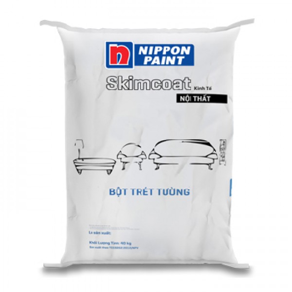 BỘT TRÉT TƯỜNG NỘI THẤT NIPPON SKIMCOAT KINH TẾ