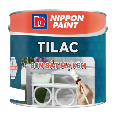 Sơn sắt mạ kẽm 2 trong 1 Nippon Tilac - Lon 3L