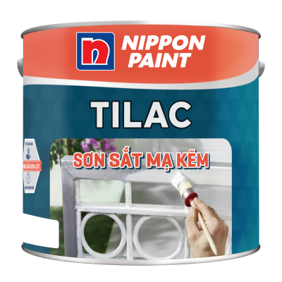 Sơn sắt mạ kẽm 2 trong 1 Nippon Tilac - Lon 3L