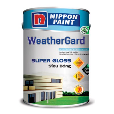 Sơn ngoại thất Nippon Weathergard siêu bóng 5L