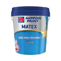 Sơn nội thất Nippon Matex Sắc Màu Dịu Mát 17L