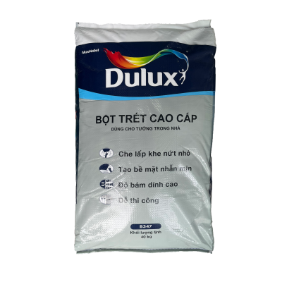 Bột trét tường cao cấp trong nhà DULUX B347 - 40kg