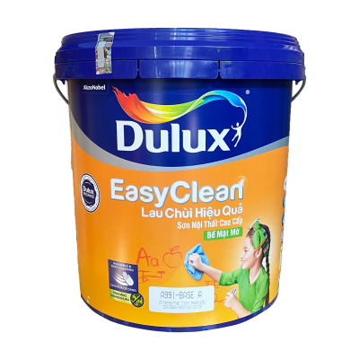 Sơn nội thất Dulux Easyclean lau chùi hiệu quả bề mặt mờ A991 15L