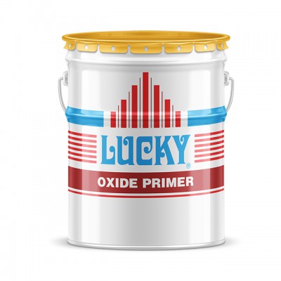 Sơn chống rỉ Expo Alkyd Lucky màu nâu đỏ thùng 17.5L