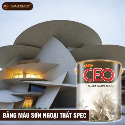 Bảng màu Sơn Ngoại Thất Spec