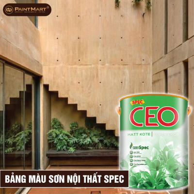 Bảng màu Sơn Nội Thất Spec