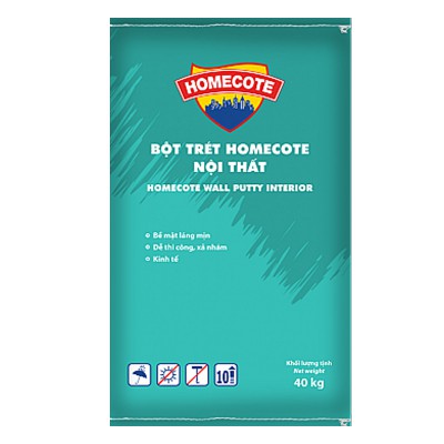 Bột trét nội thất cao cấp Toa Homecote