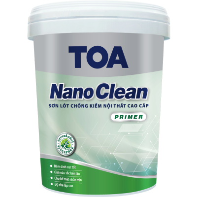 Sơn lót chống kiềm nội thất Toa Nanoclean - 18L