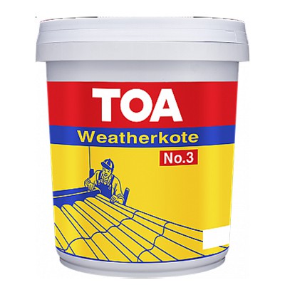 Sơn chống thấm TOA WEATHERKOTE NO.3 - 3.5Kg