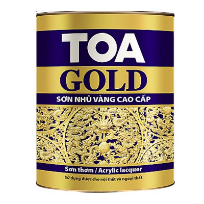 Sơn thơm nhũ vàng cao cấp TOA GOLD LACQUER - 17.5L