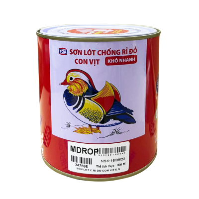 Sơn lót chổng rỉ màu đỏ TOA MANDARIN DUCK CON VỊT  - 800ML