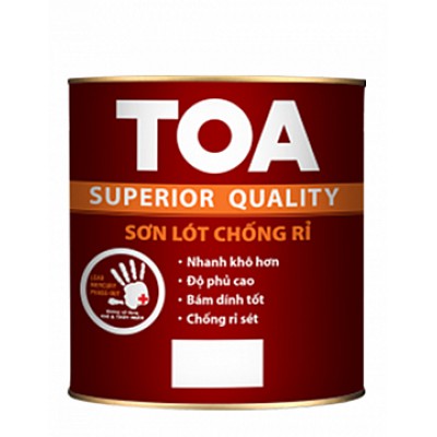 Sơn lót chống rỉ cao cấp màu đỏ TOA - 800ML
